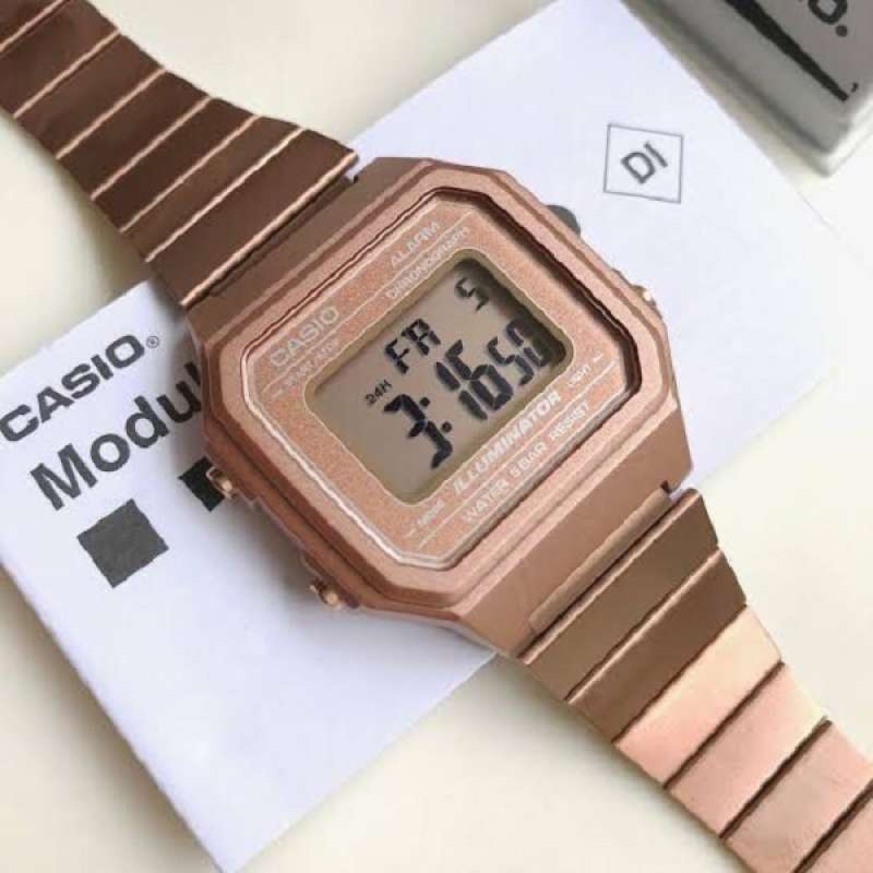 Casio original rose gold best sale