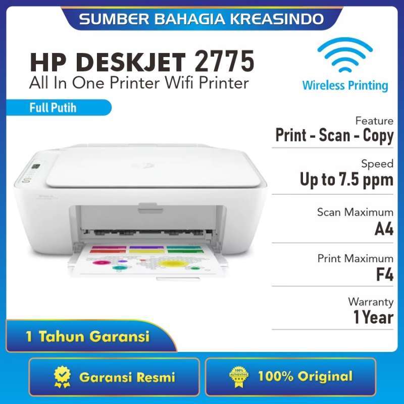 Promo Printer Wireless HP 2775 All In 