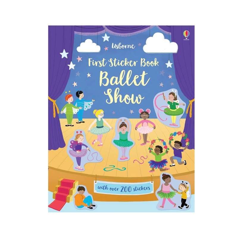 Usborne sticker book Ballet Show シールブック First Sticker Book Ballet Recital by jessica greenwell