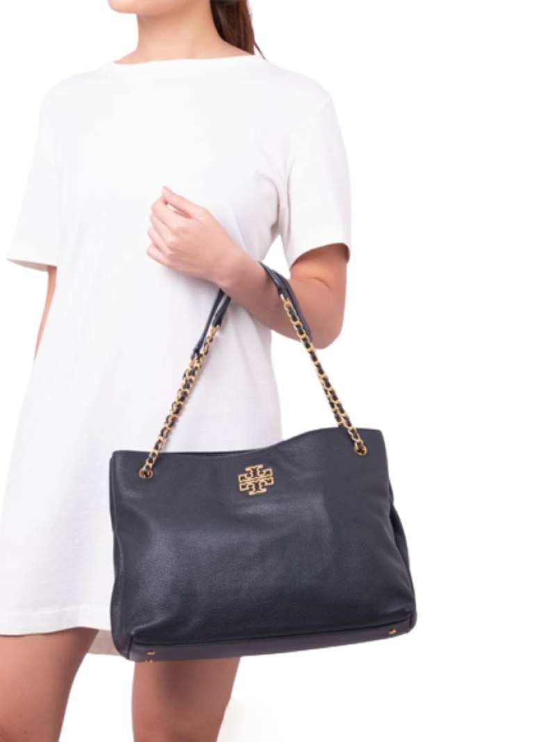 Jual TORY BURCH Britten Triple Compartment Tote in Black di Seller Claudela  - Pluit, Kota Jakarta Utara | Blibli