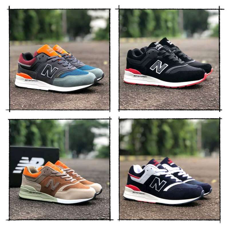 Jual NEWW Sepatu sneaker NB 997 Sport ORI 40 Biru di Seller