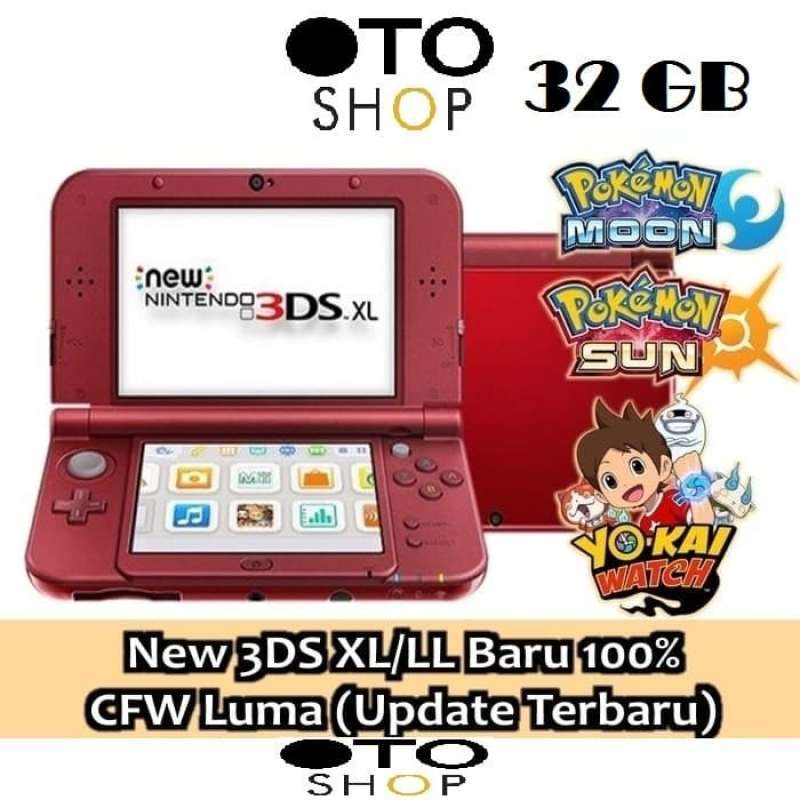 Promo 3DS XL LL 3DSXL CFW PERMANENT 32 GB di Seller - Kota Jakarta Barat, DKI Jakarta | Blibli