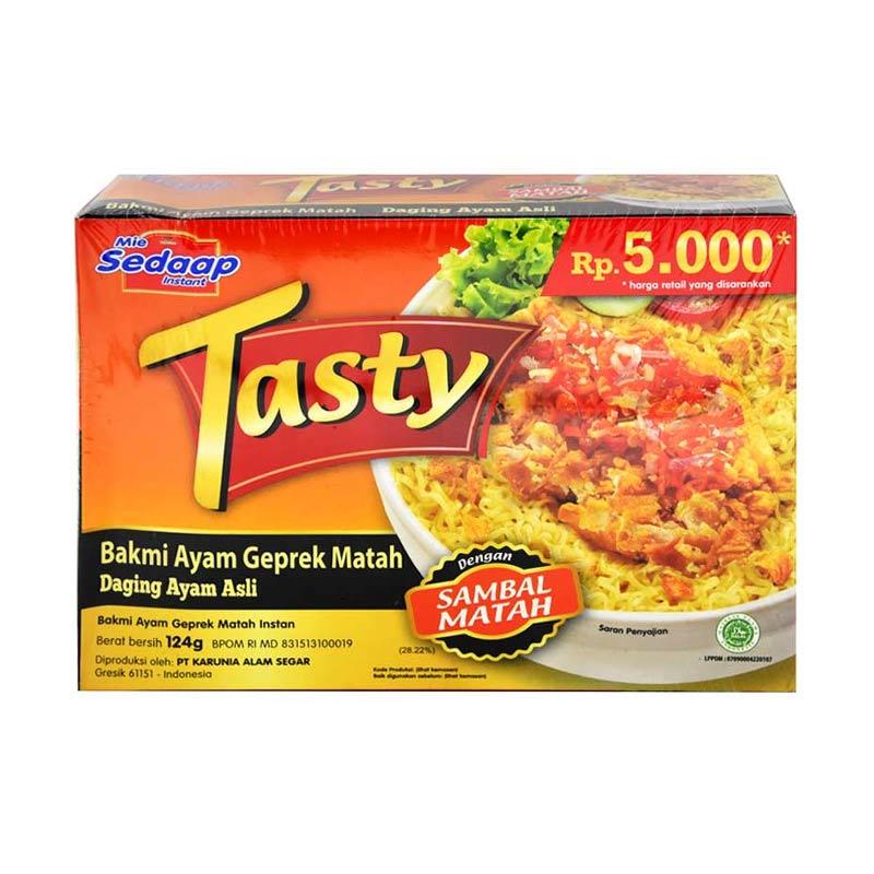 Jual Sedaap Tasty Bakmi Ayam Geprek Sambal Matah Mie Instan 124 G Online Januari 2021 Blibli