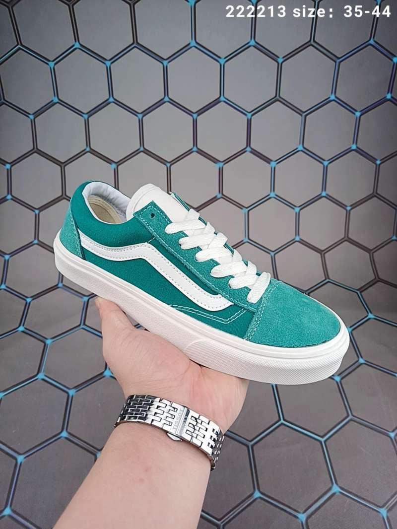 teal low top vans