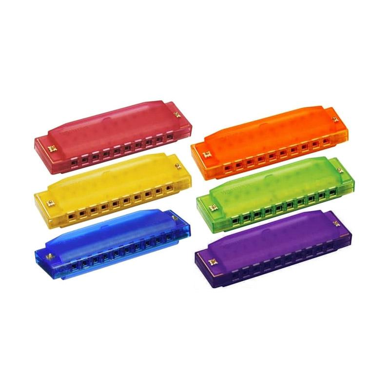 Jual Harmonika Hohner Clearly Colorful Harmonica 10 Lubang Nada C Online September 2020 Blibli Com