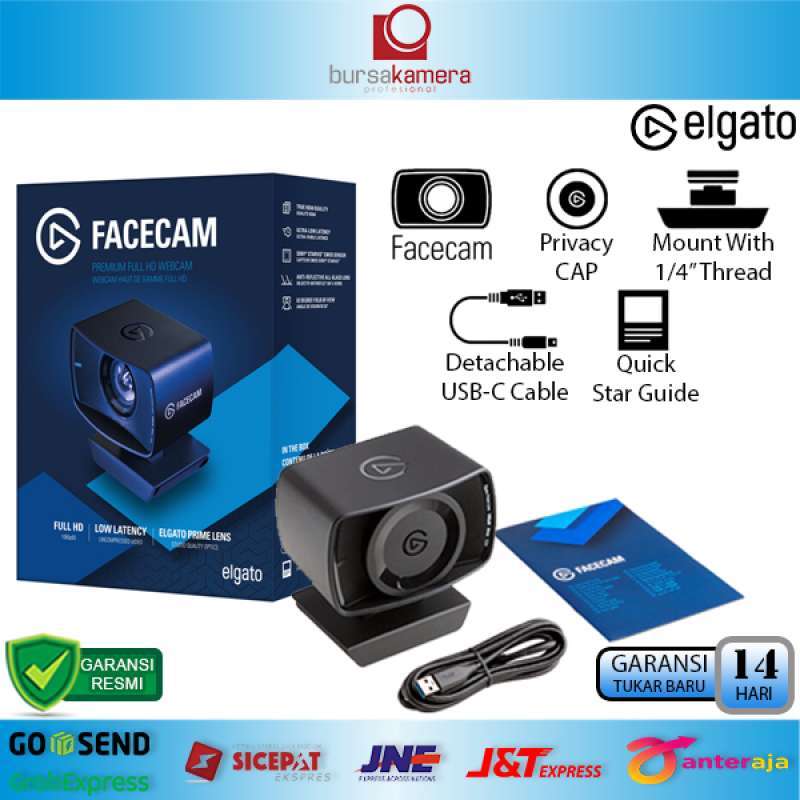 Jual Elgato Facecam Full HD 1080p Streaming Premium Gaming Webcam