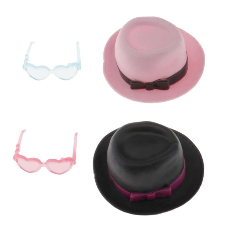 Promo 6xFashion Doll Bowler Hat 