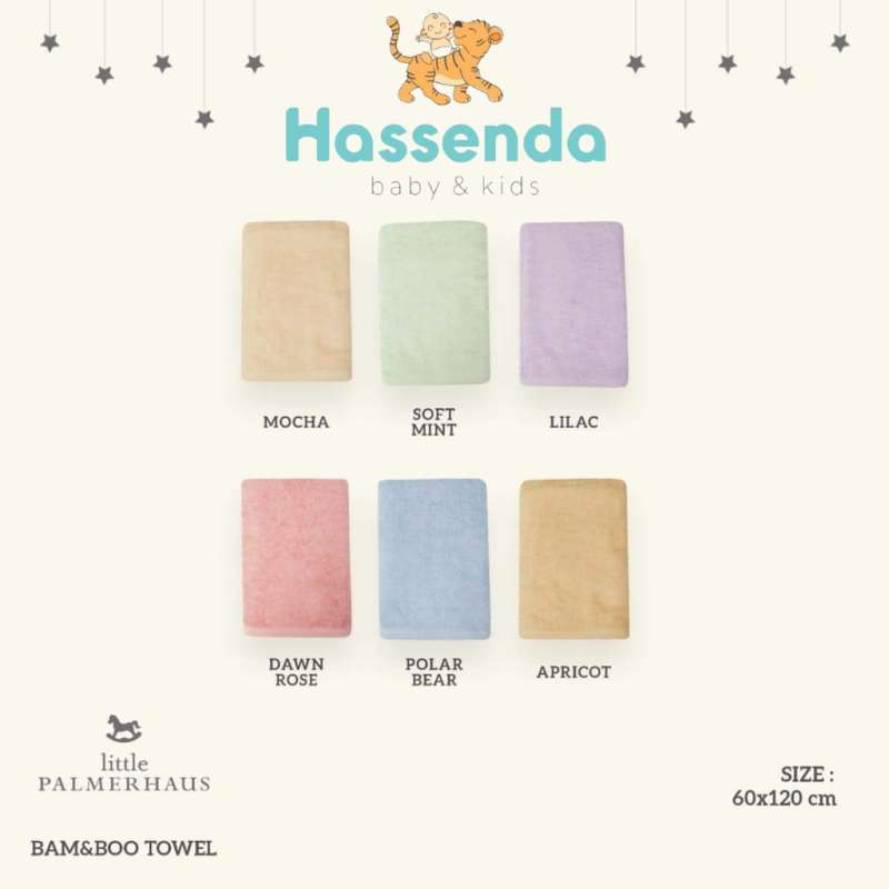 Jual Little Palmerhaus Bam Boo Bamboo Towel Handuk Bayi Organik