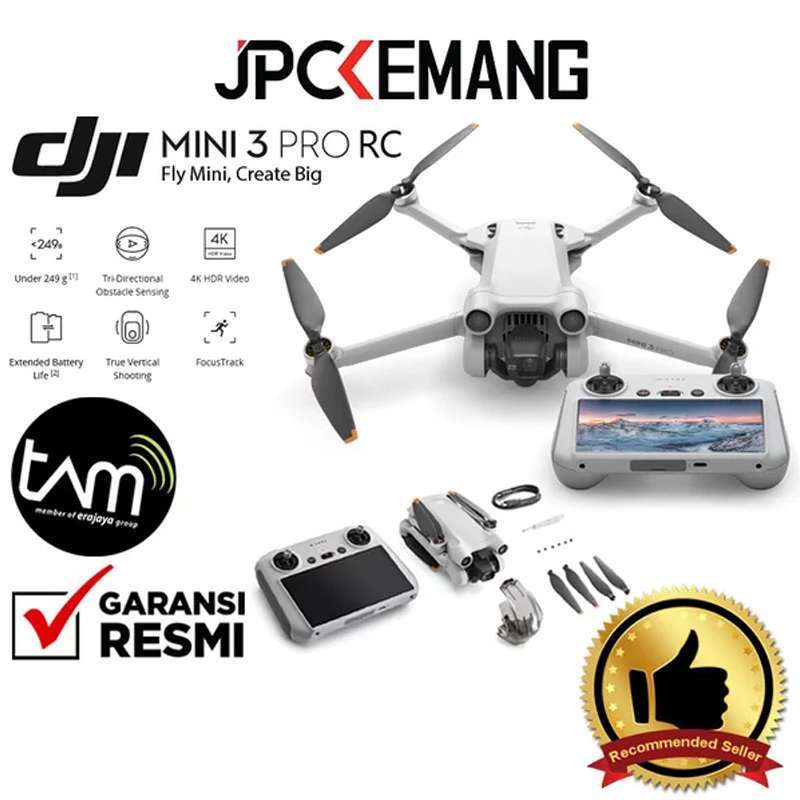 Jual JPC KEMANG DJI Mini 3 Pro DJI RC Drone DJI Camera GARANSI RESMI di  Seller JPC Kemang Official Store - Jakarta Photography Centre - Kota  Jakarta Selatan