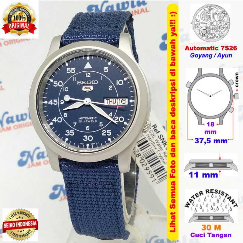 Promo Seiko 5 Automatic Snk807k2 Dark Blue Dial Jam Tangan Pria Snk807 Diskon 19 Di Seller Nawla Jam Original Jambangan Kota Surabaya Blibli