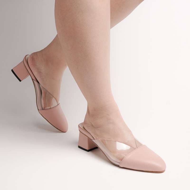 Sendal Sandal Selop Heels Fashion Women Stylish Casual Block Heel