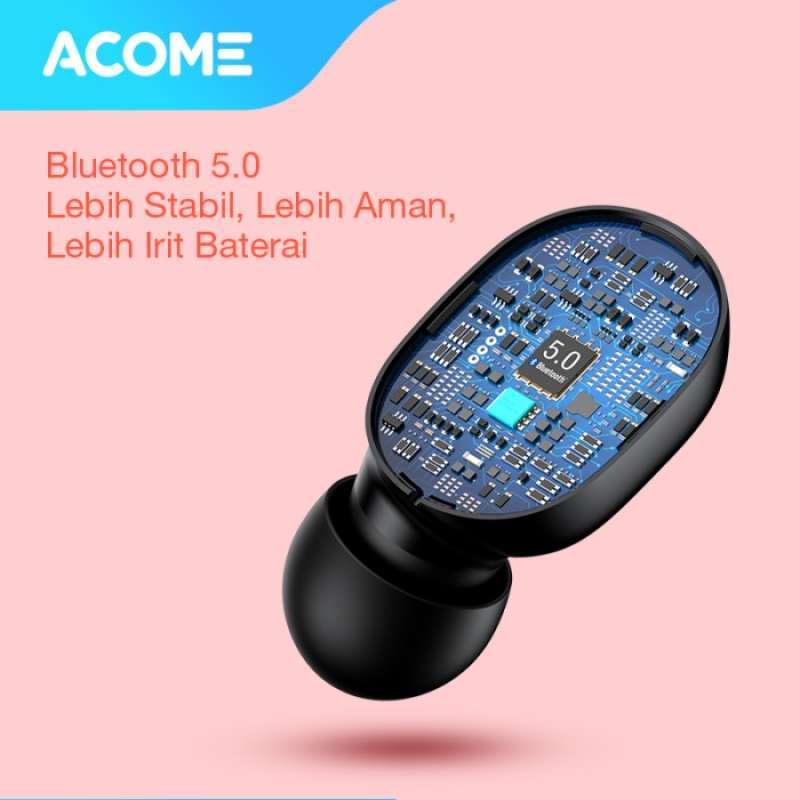 Promo Acome Headset Earphone Bluetooth 