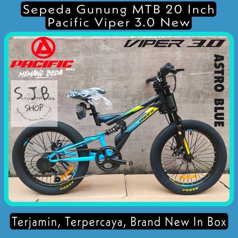 Sepeda Gunung MTB 20 Inch PACIFIC VIPER 3.0 New Full Sus