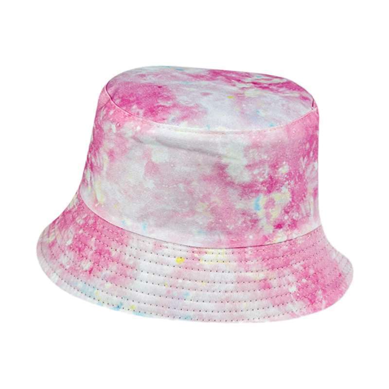 Tie Dye UV Protection Wide Brim Sun Hat 