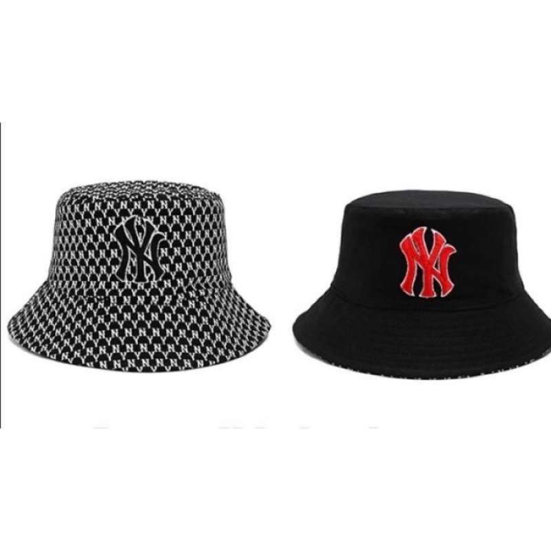 Jual MLB Bucket Hat Topi Bolak Balik 