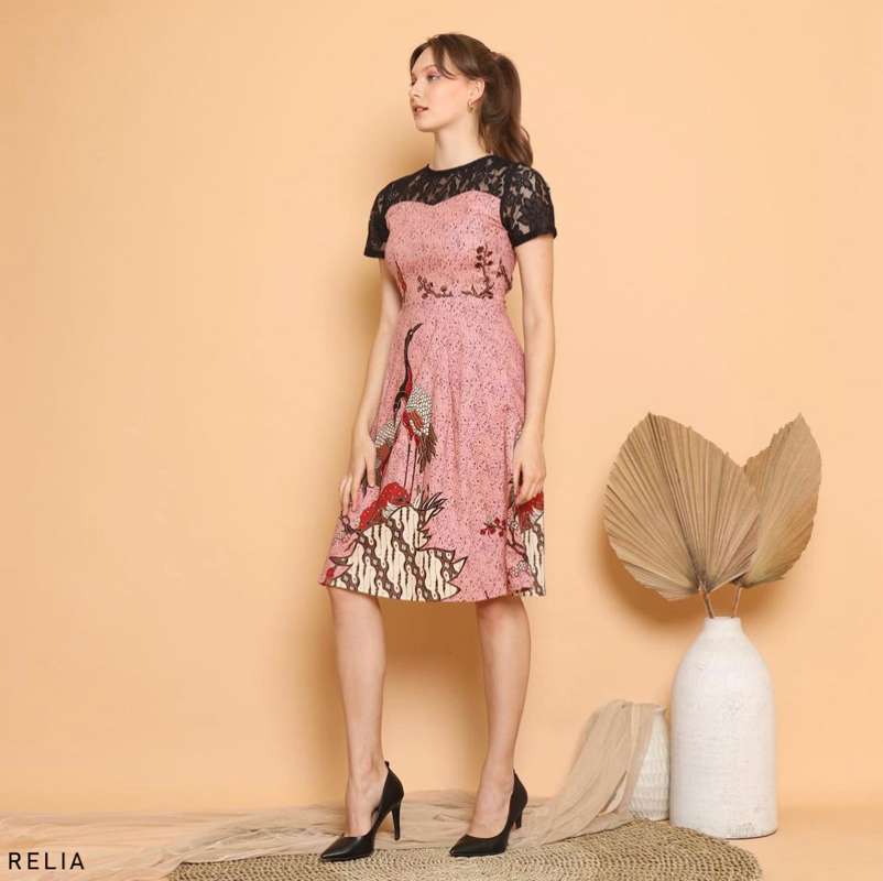 Evercloth Relia Dress Batik Wanita 