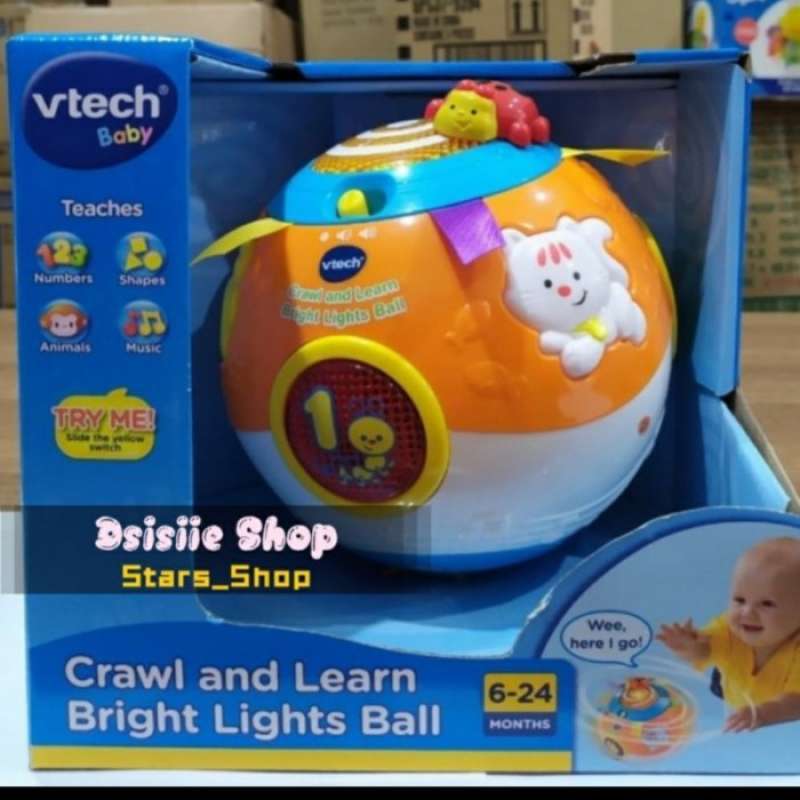 Vtech Baby Crawl And Learn Bright Lights Ball Original /Mainan Edukasi