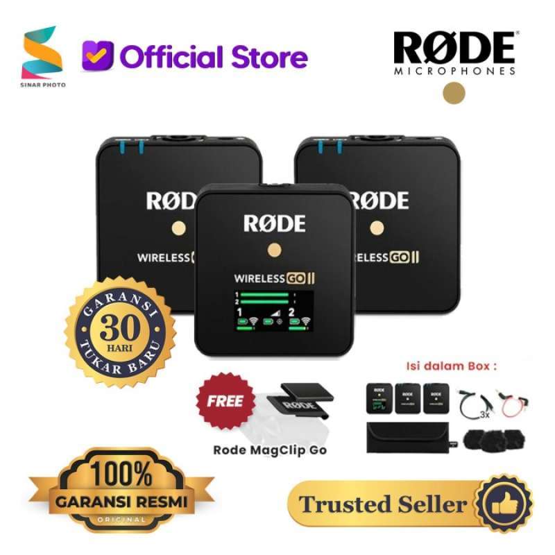 Rode Wireless Go II RODE WIRELESS GOII Dual Wireless Microphone RODE