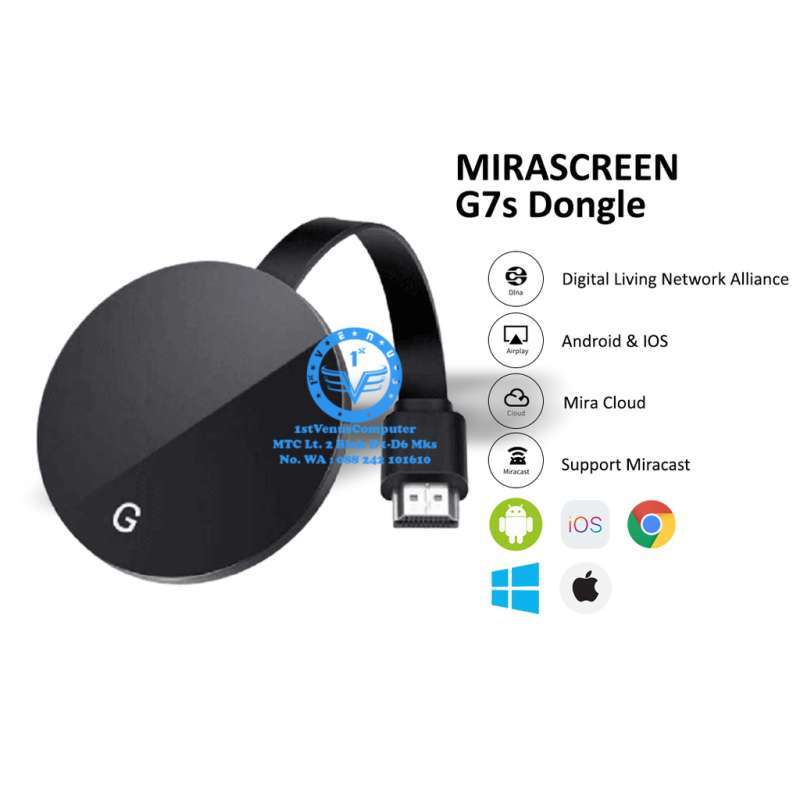 Promo Dongle Hdmi Chromecast G7s Tv Streaming Wifi Display 1080p Chr cast2 Diskon 3 Di Seller Venus Computer Kunjung Mae Kota Makassar Blibli