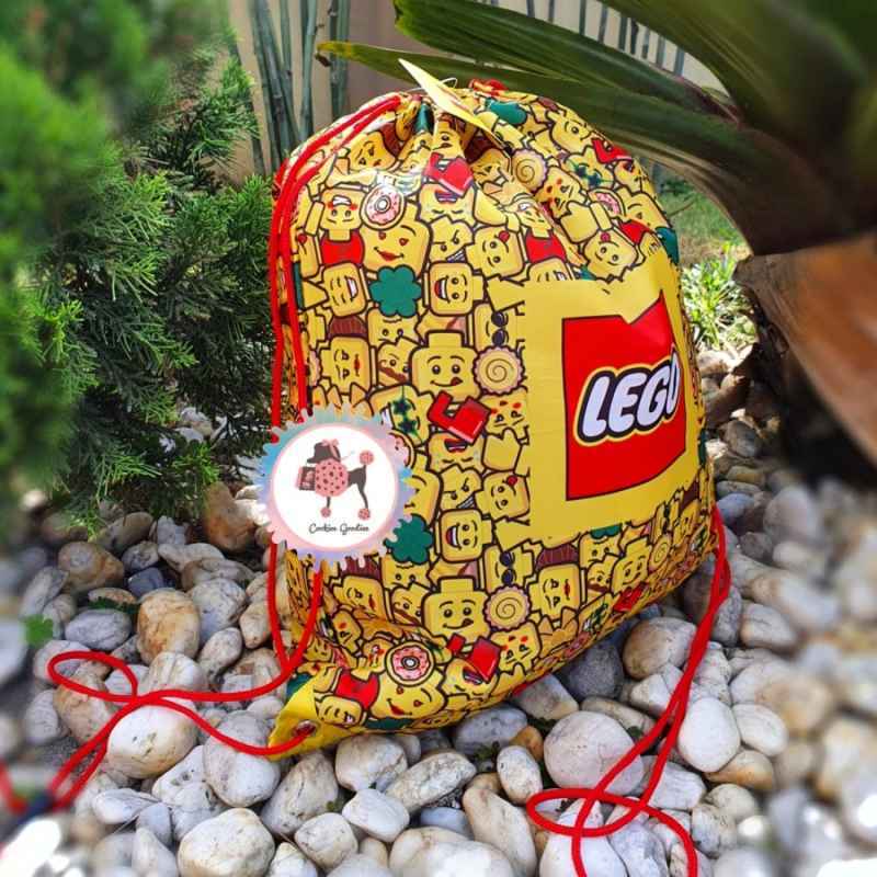 Lego drawstring top backpack