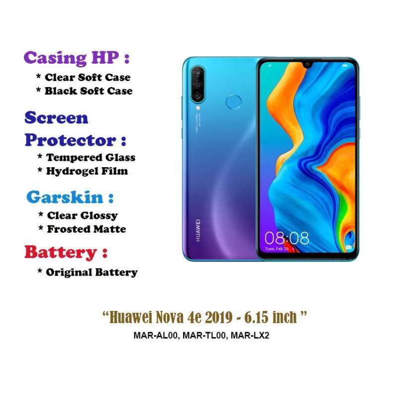 Jual HUAWEI Nova 4e 2019 Inch Case Screen Protector