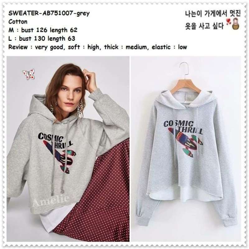 Baju hoodie korea shop