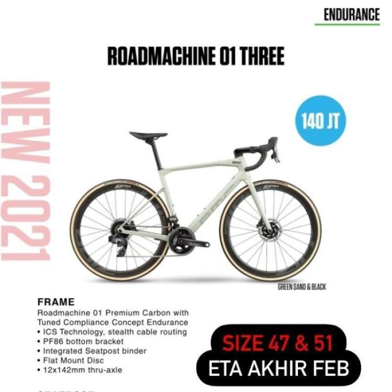Jual BMC ROADMACHINE 01 THREE SRAM FORCE AXS I ENDURANCE di Seller