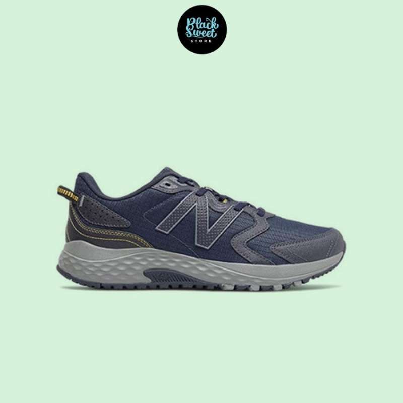 Jual SEPATU LARI NEW BALANCE 410 V7 TRAIL NAVY GREY 40.5 di