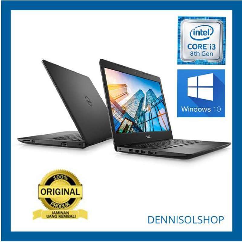 Jual Dell Vostro 3480 Core I3 8145u 4gb 120ssd+1tb 14inch W10 Di