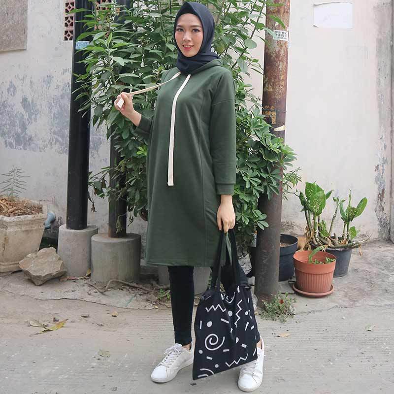 Jual Videlle 2254 Babyterry Kaos Tunik Hoodie Wanita Online Januari 2021 Blibli