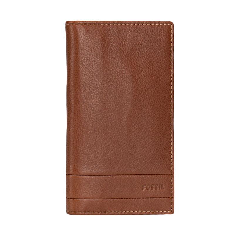 Jual Fossil Lufkin Slim Long Wallet Executive Men Brown Sml1398210 Online November 2020 Blibli Com