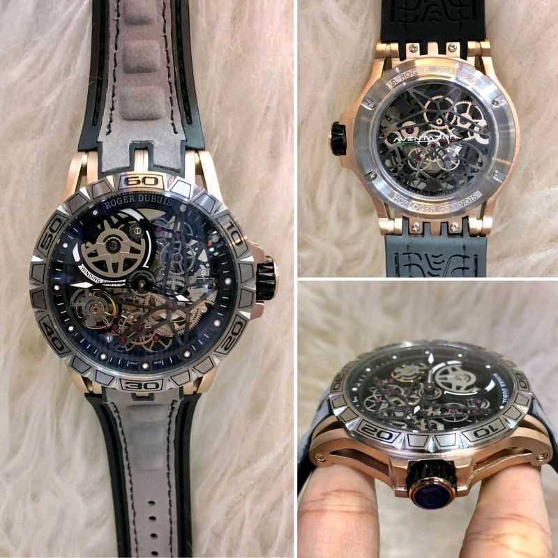 Jual Jam Tangan Branded Roger Dubuis Aventador Automatic di Seller