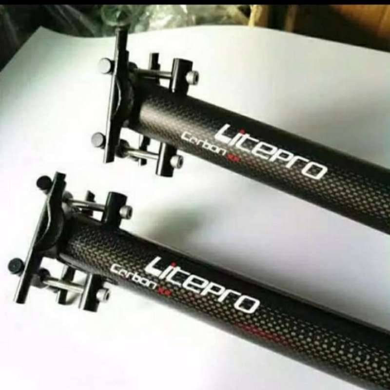 Seatpost carbon 2024 sepeda lipat