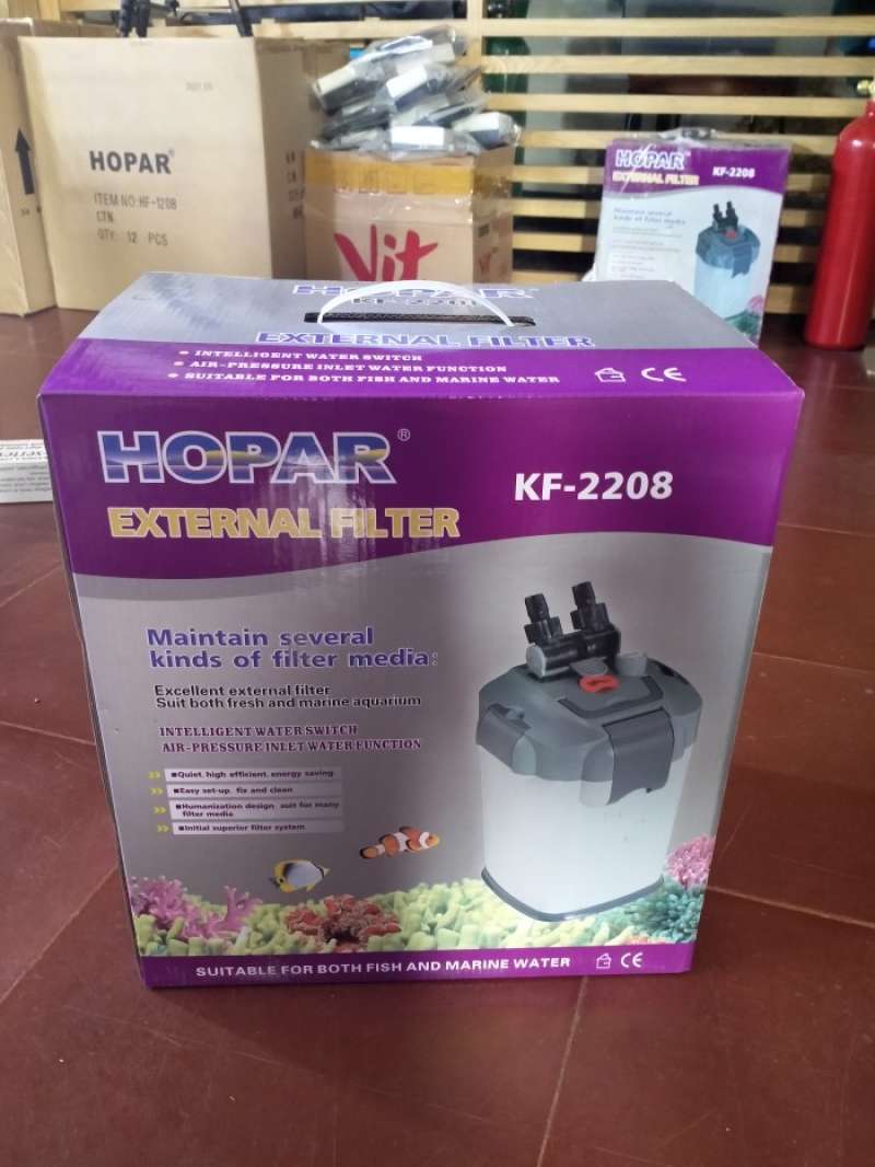 filter canister hopar