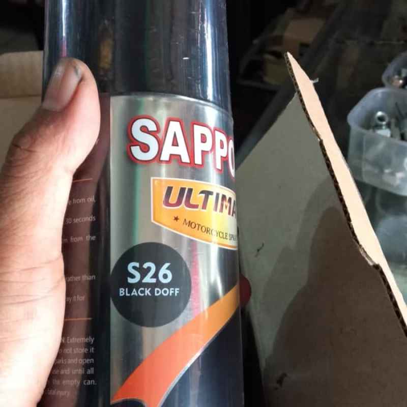 Jual Sapporo Ultimate S26 Hitam Black Doff 400Ml Cat Semprot ...