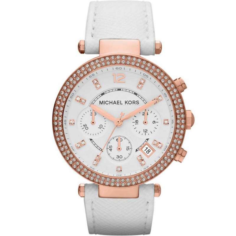 Jual Jam Tangan Wanita Michael Kors Mk2281 Quartz Tali Kulit Asli White Original Bergaransi Di Seller Shaqira Watch Store Semolowaru Kota Surabaya Blibli