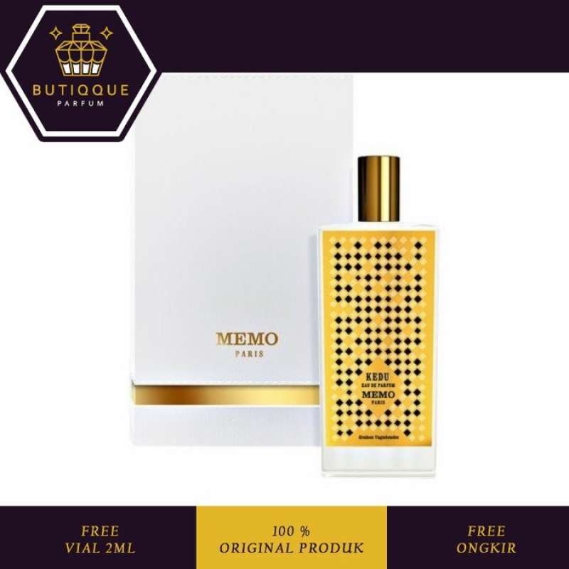 Promo Memo Paris Kedu EDP 75ml Original Full Set Diskon 30 di
