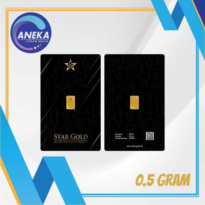 Logam Mulia Star Gold 0,5 Gram