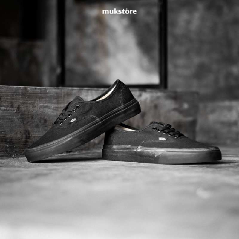 Vans authentic full black original sale
