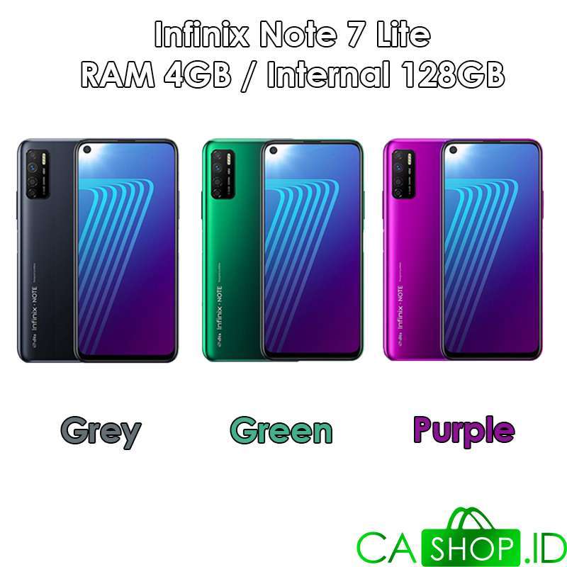 Jual Infinix Note 7 Lite X656 Handphone 4gb 128gb Original Garansi Resmi Online Oktober 2020 Blibli Com