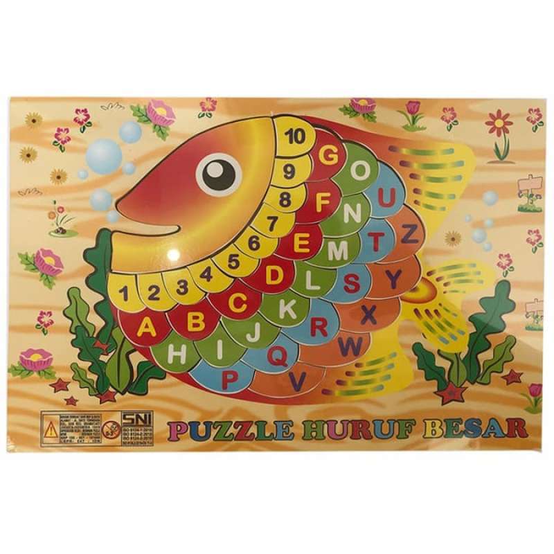 Jual Oem Puzzle Kayu Angka Huruf Besar Ikan Mainan Edukasi Anak Online Desember 2020 Blibli