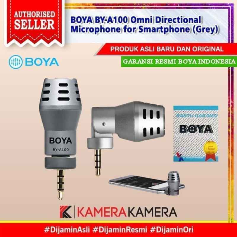 Jual Boya By A100 Omni Directional Microphone For Smartphone Online September 2020 Blibli Com
