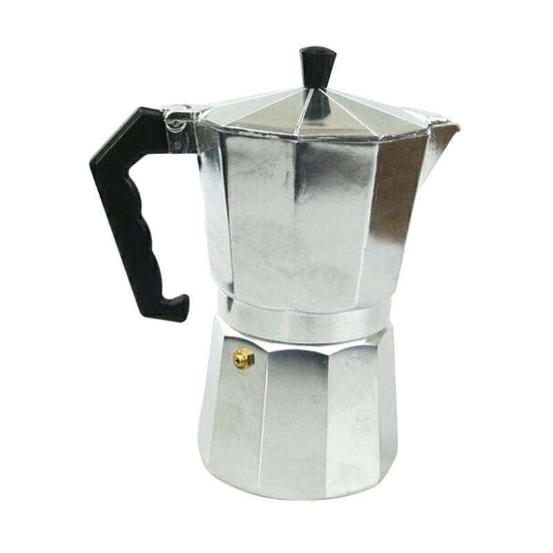 Jual Moka Pot Alumunium 6 Cup Mokapot Coffee Espresso Maker Pembuat Kopi Online Oktober 2020 Blibli Com