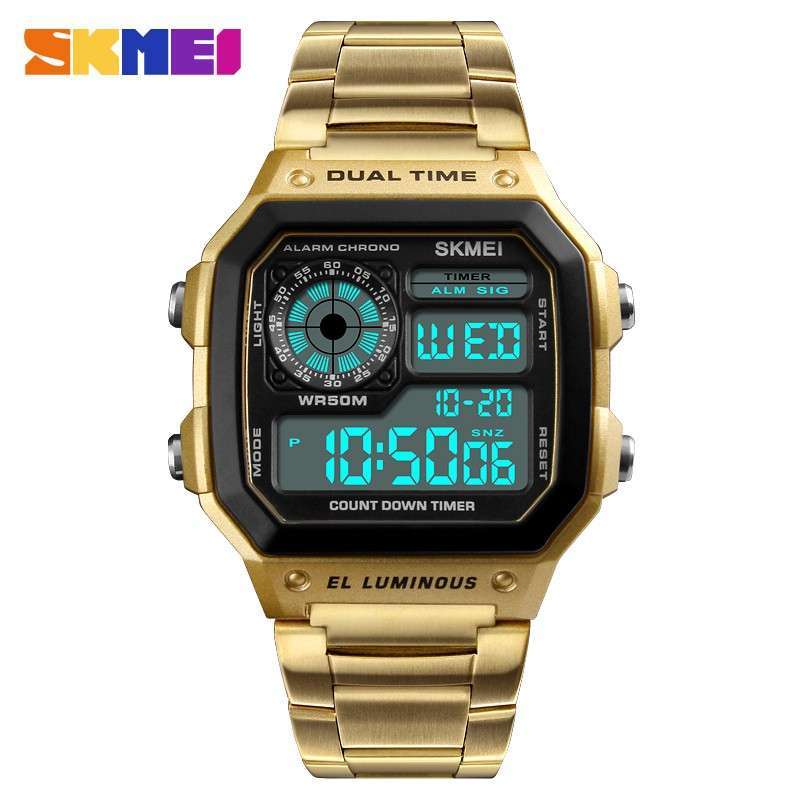 Jam Tangan Pria Digital Analog Skmei 1335 Water Resistant 50m