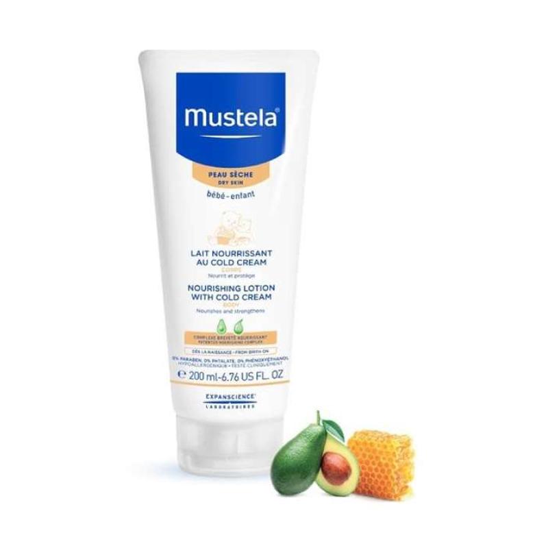 mustela nourishing lotion with cold cream