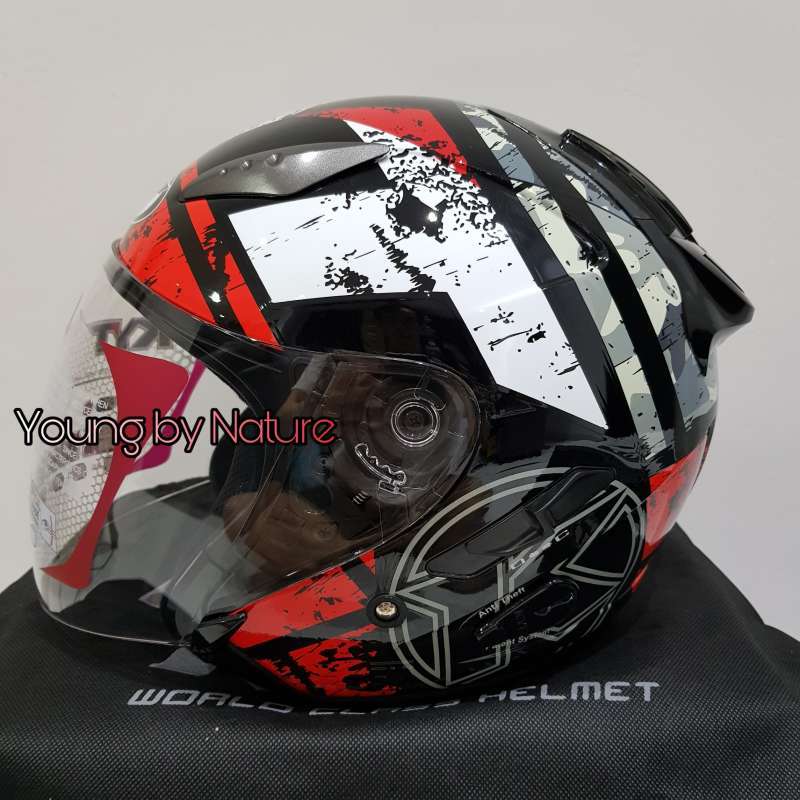Jual Helm Half Face KYT Galaxy Slide 