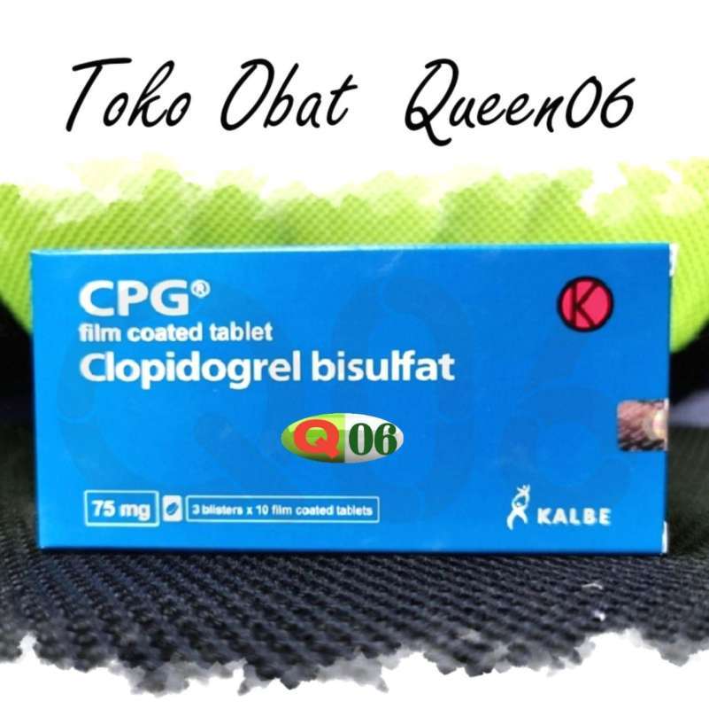 Clopidogrel bisulfate 75 mg obat apa