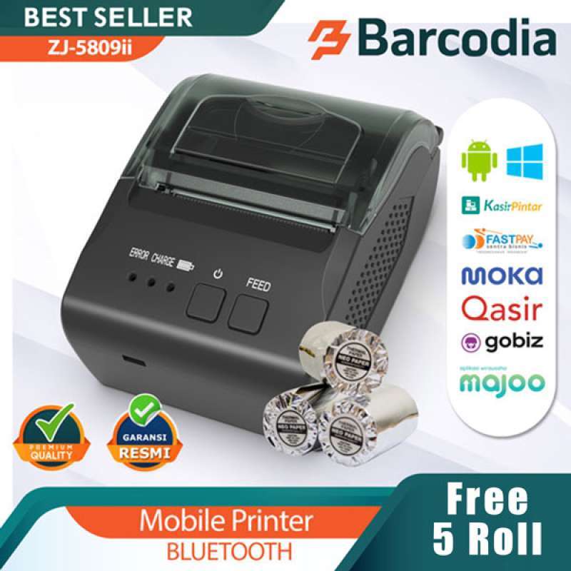 Jual MOBILE PRINTER BLUETOOTH THERMAL 