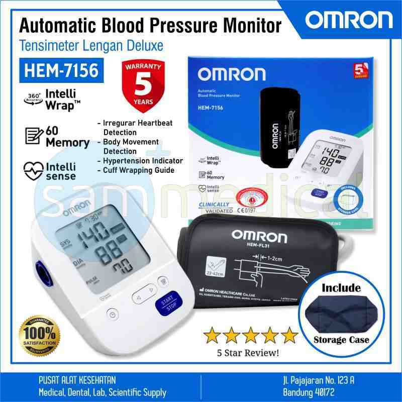 Jual Omron Tensimeter Lengan Deluxe Hem 7156 Online Januari 2021 Blibli
