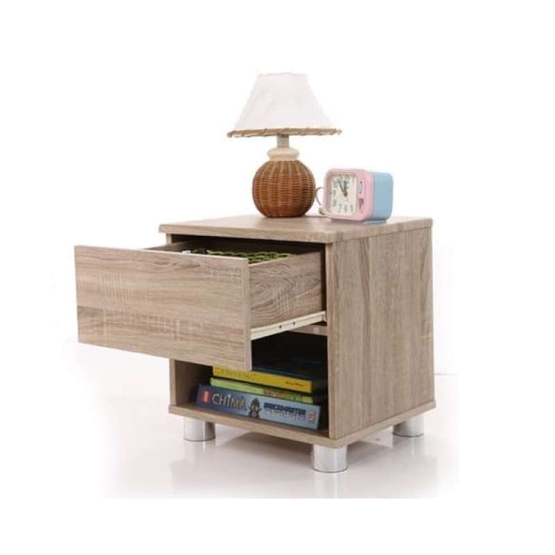 Jual Anya Living Easy Nakas Night Stand Meja Samping Sn Oak Meja Kamar Bedside Table Online November 2020 Blibli Com